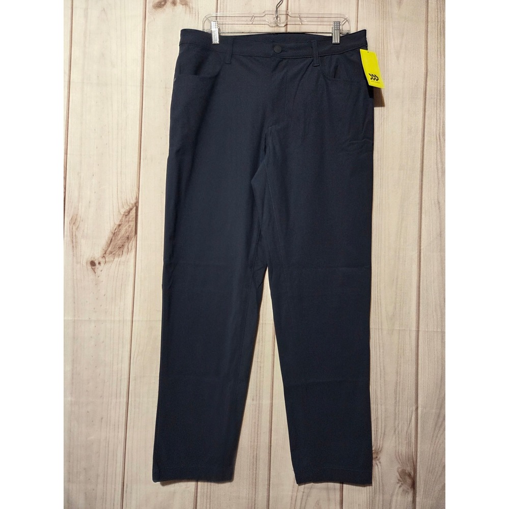 All in Motion Mens Golf Pants Navy Blue Stretch Activewear Resort 34x30 NEW